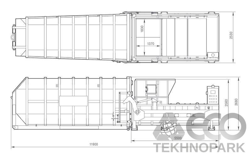 Stationary Baler Compactor PC40-200