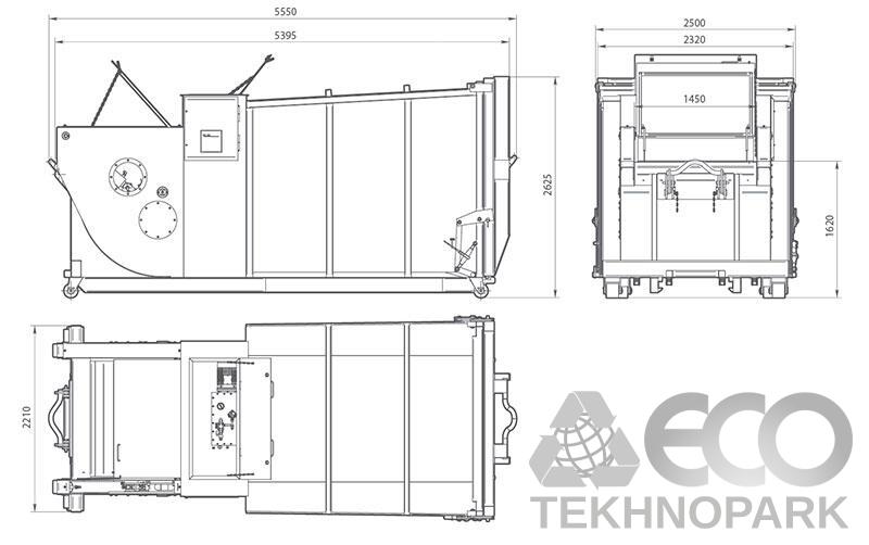 Container Baler MP-16V