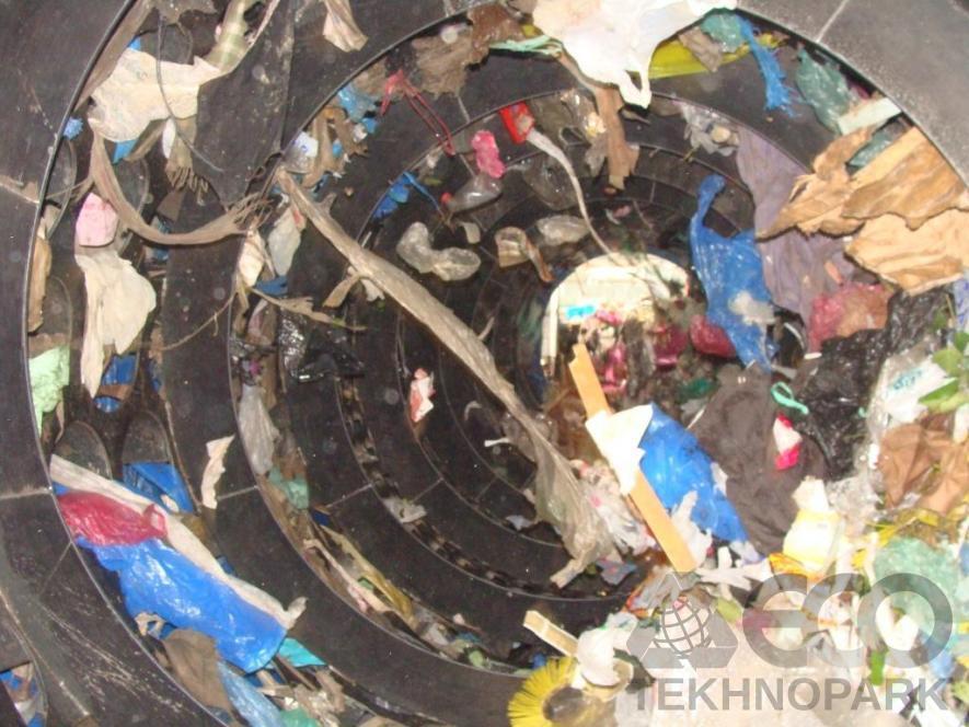 Automatic waste sorting complex