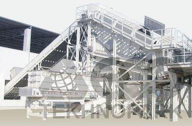 Automatic waste sorting complex