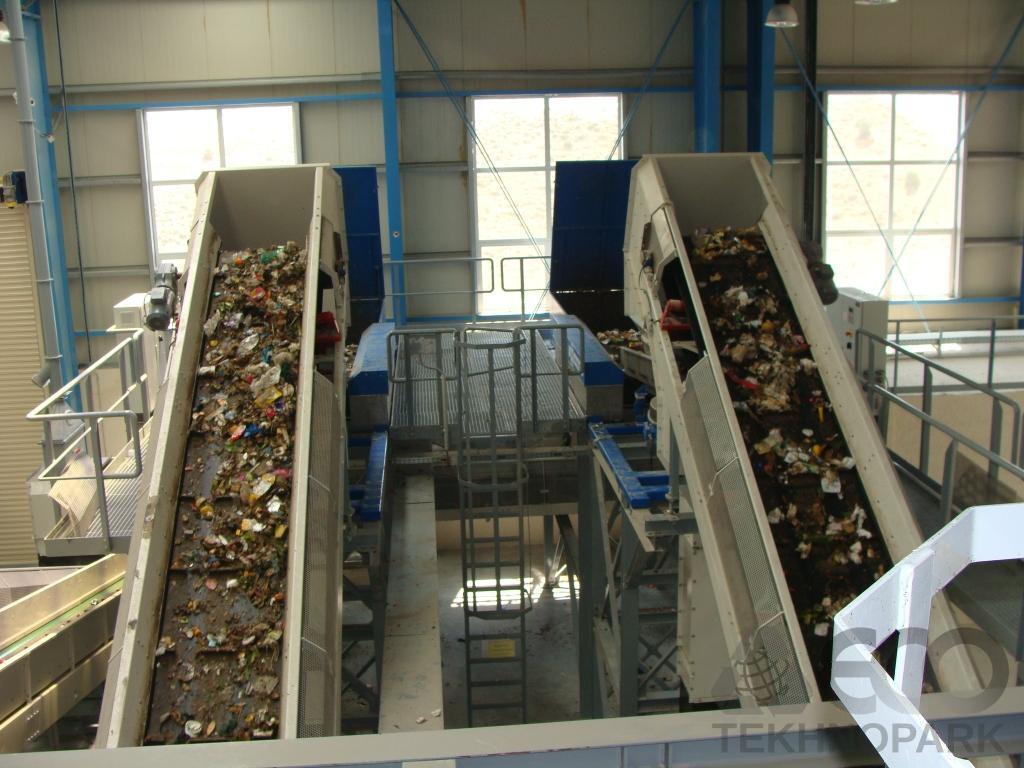 Automatic waste sorting complex