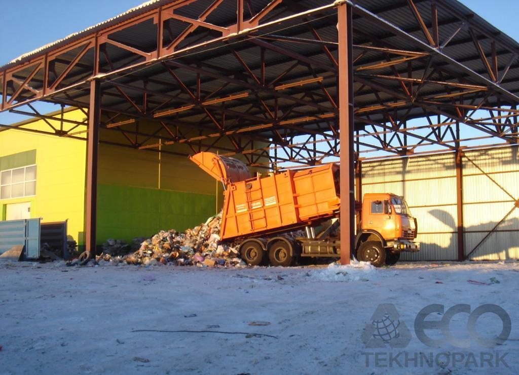 Automatic waste sorting complex