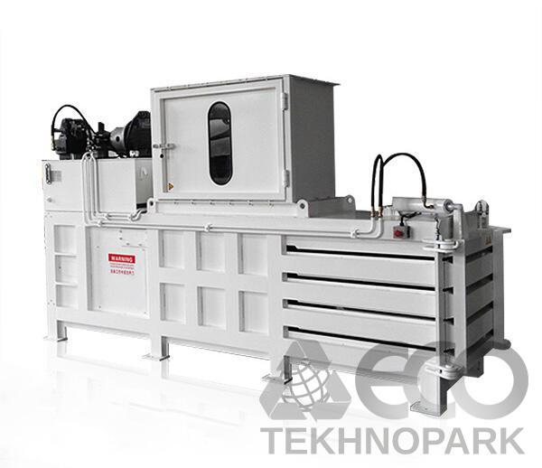 Semi-Automatic baler for recyclables