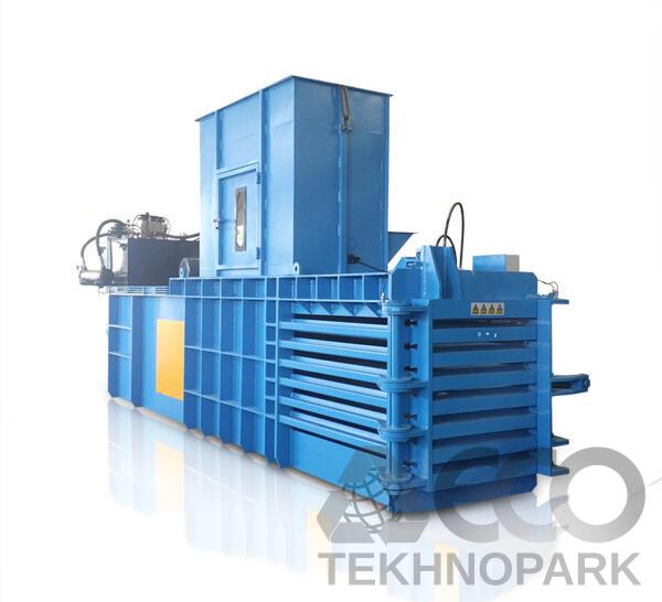 Semi-Automatic baler for recyclables