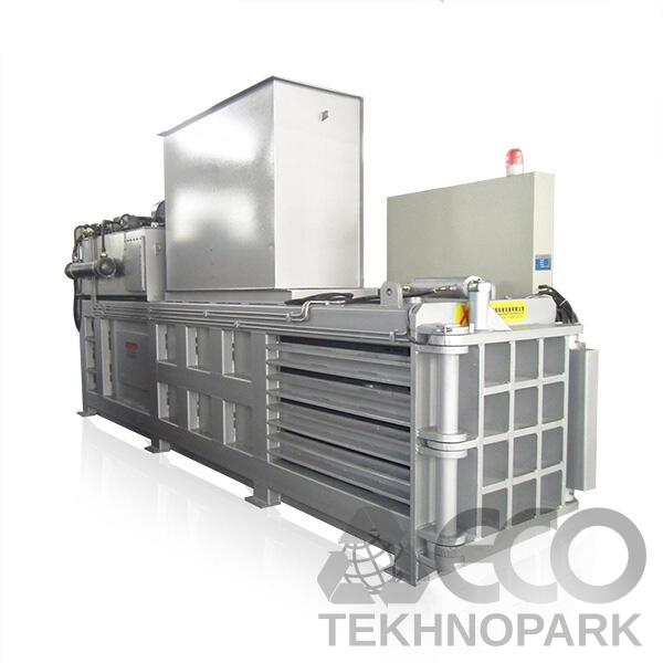 Semi-Automatic baler for recyclables