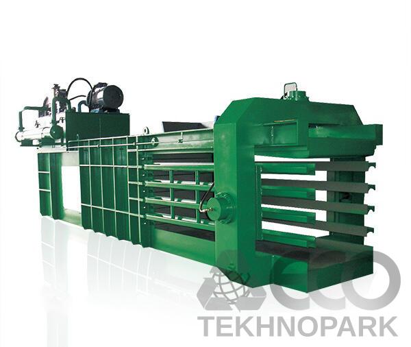 Semi-Automatic baler for recyclables