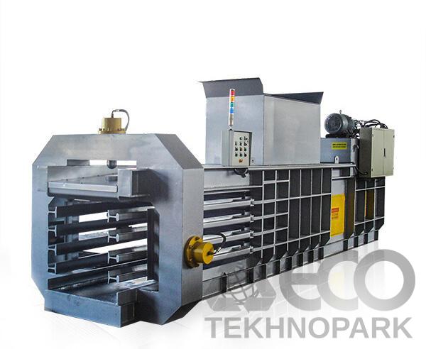 Semi-Automatic baler for recyclables