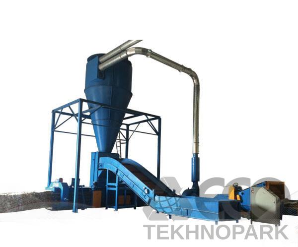 Compact press with aspirationsystem