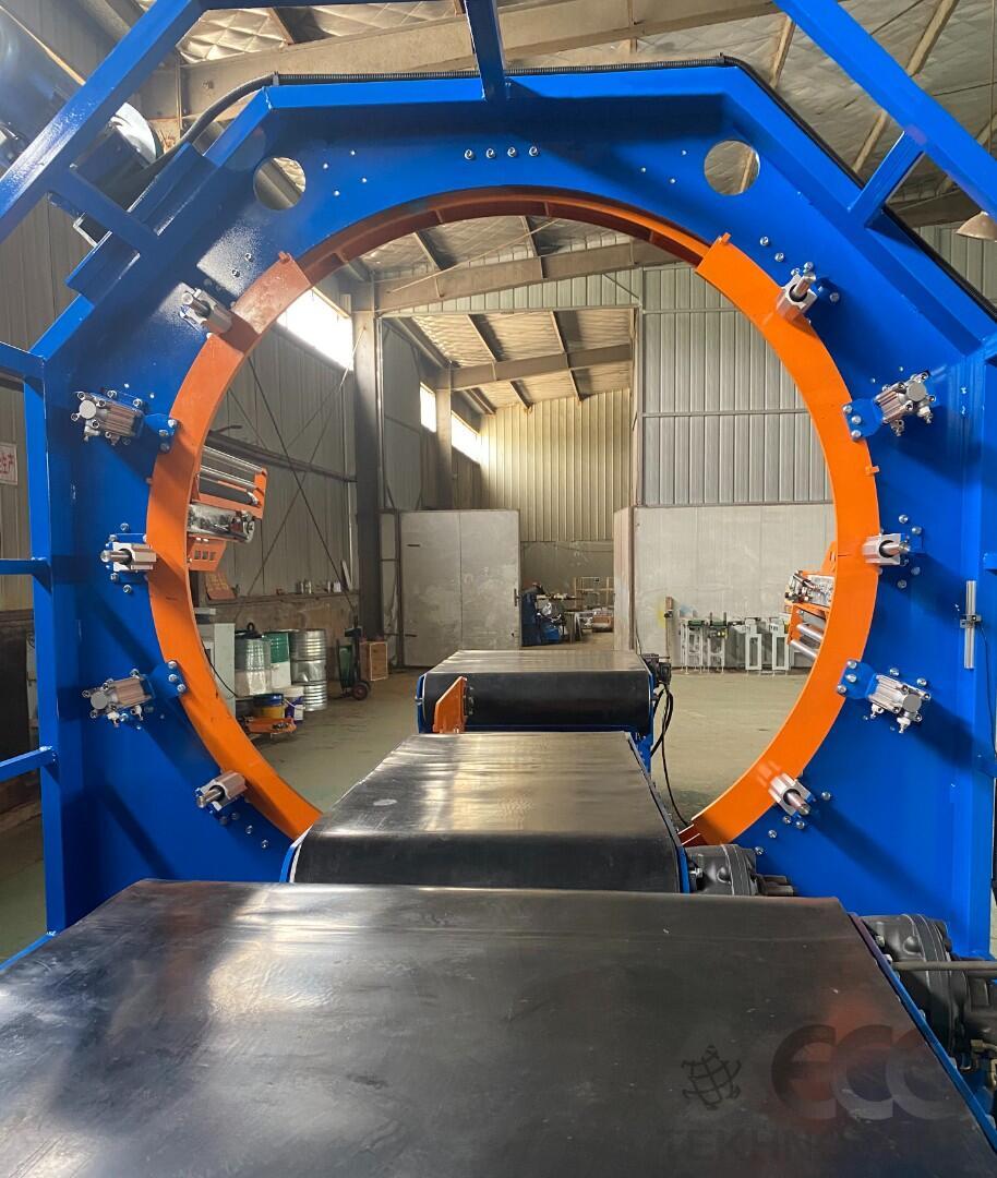 Solid waste baling press