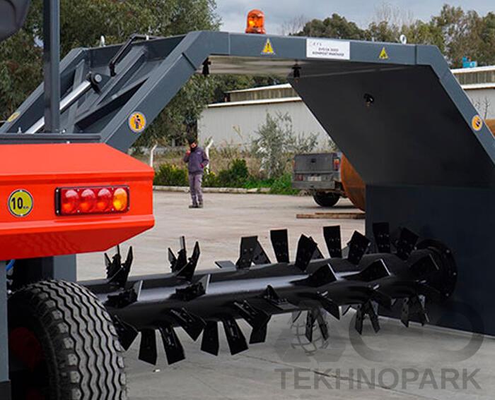 GK3000 Mounted compost turner