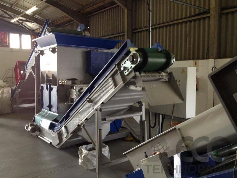 Solid waste shredder PTSW