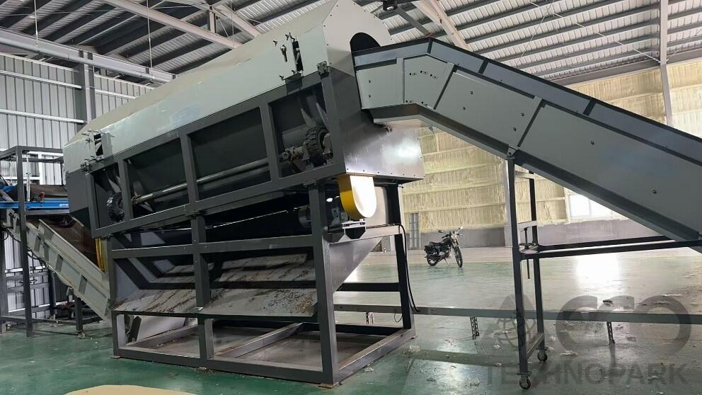 ABS PS waste crushing washing recycling line
