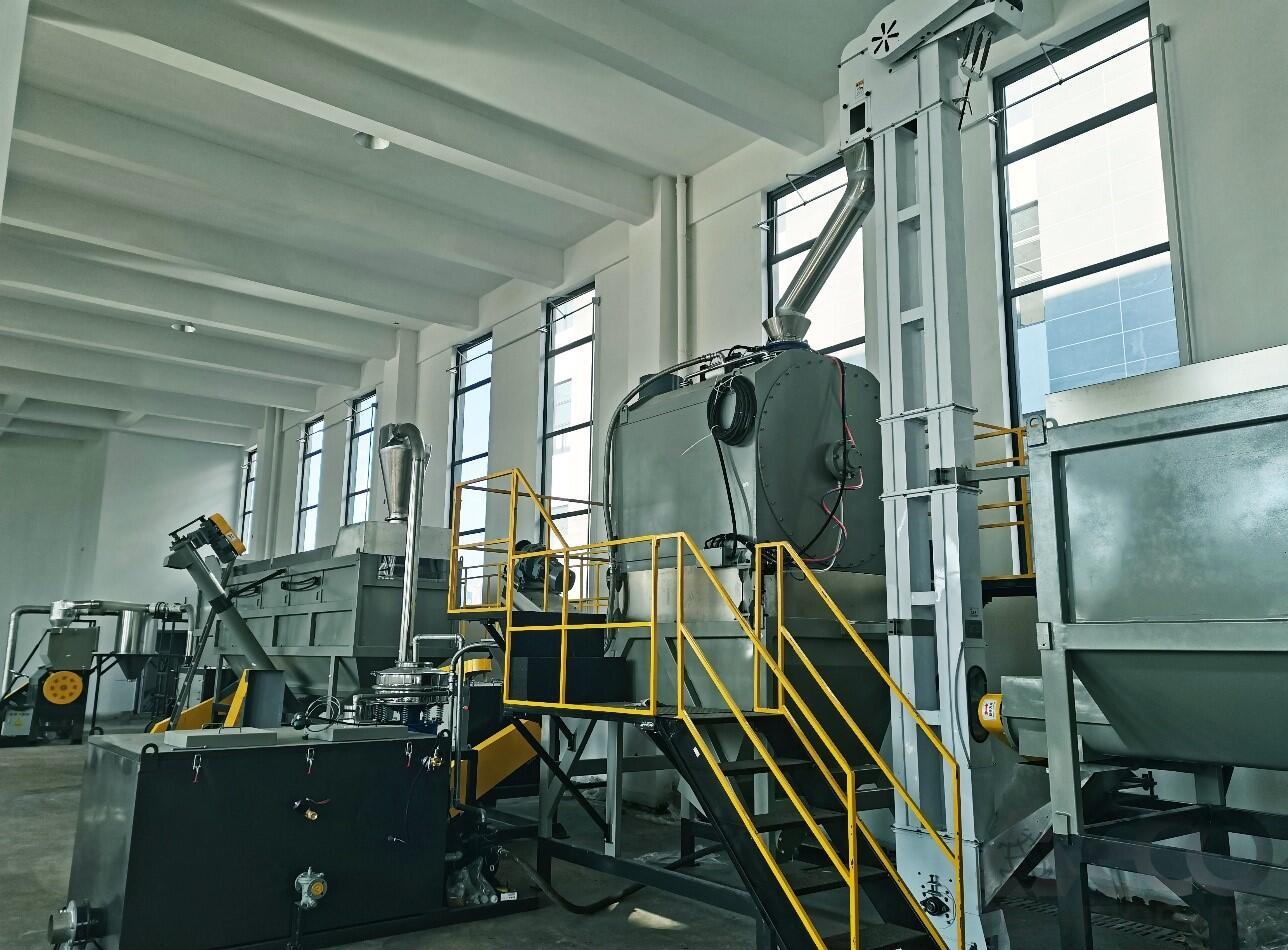ABS PS waste crushing washing recycling line