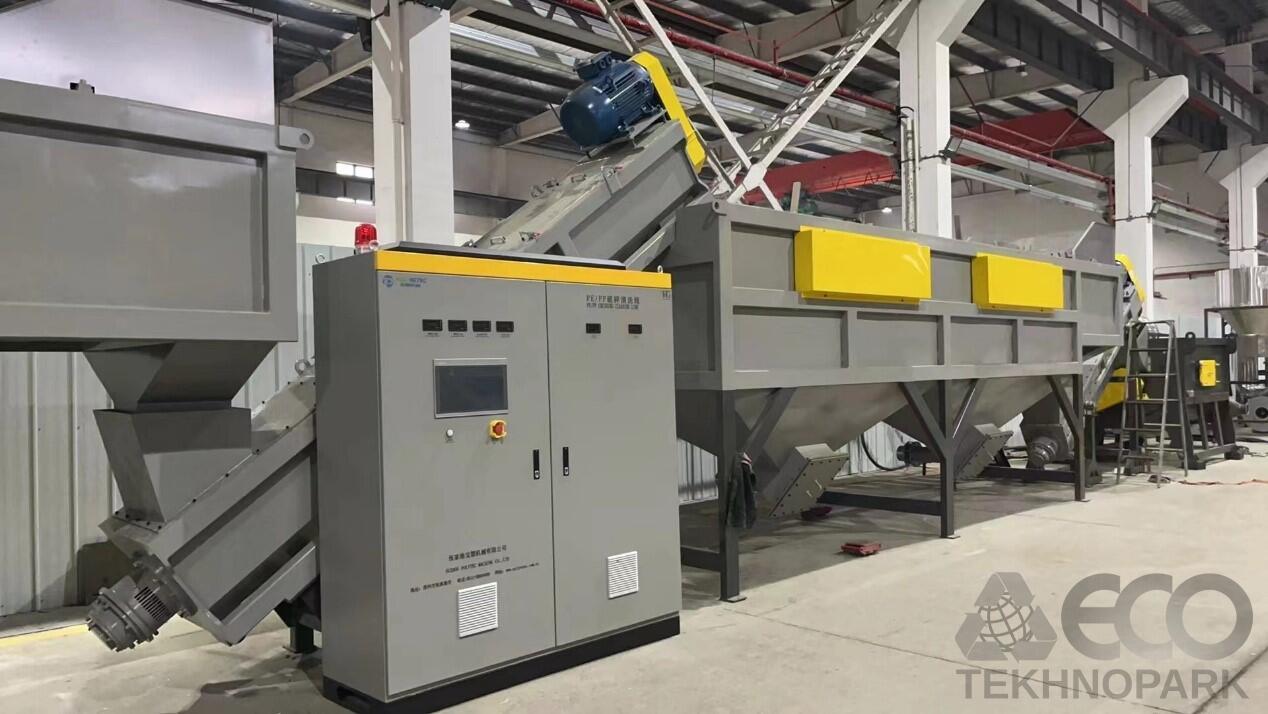 ABS PS waste crushing washing recycling line