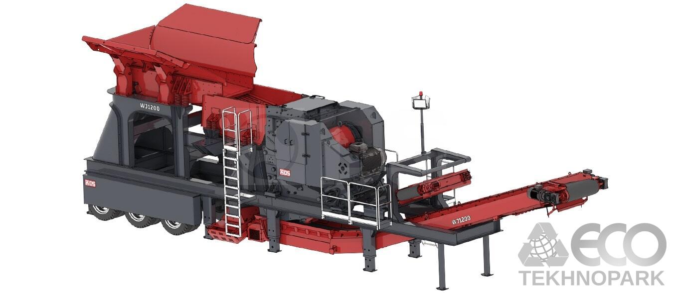 Mobile jaw crusher WJ