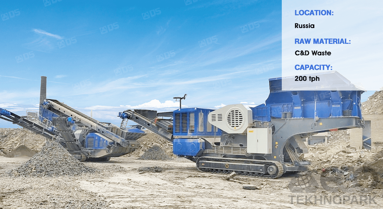Tracked jaw crusher TJC
