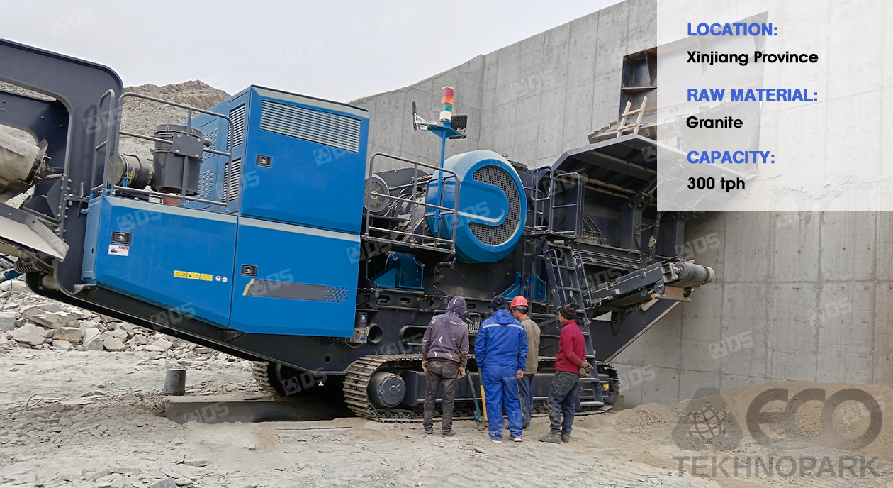 Tracked jaw crusher TJC