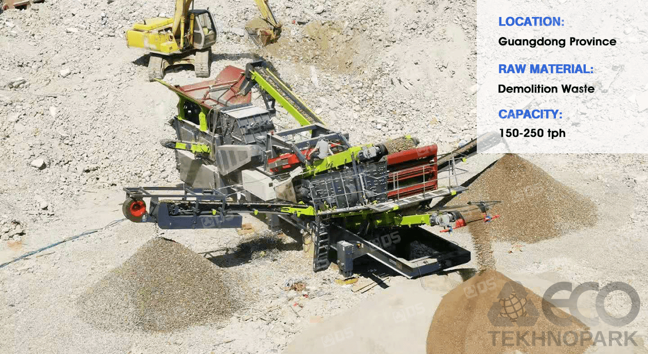 Mobile crushing and screening plant WLF