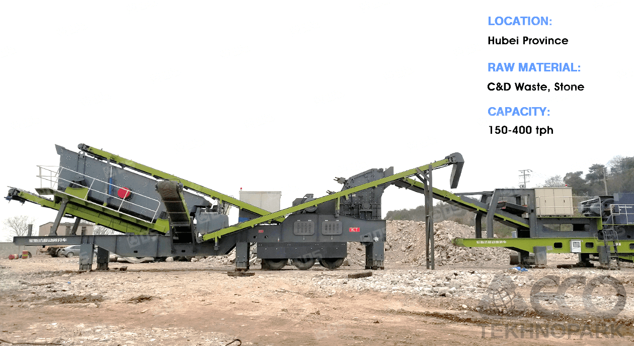 Mobile crushing and screening plant WLF