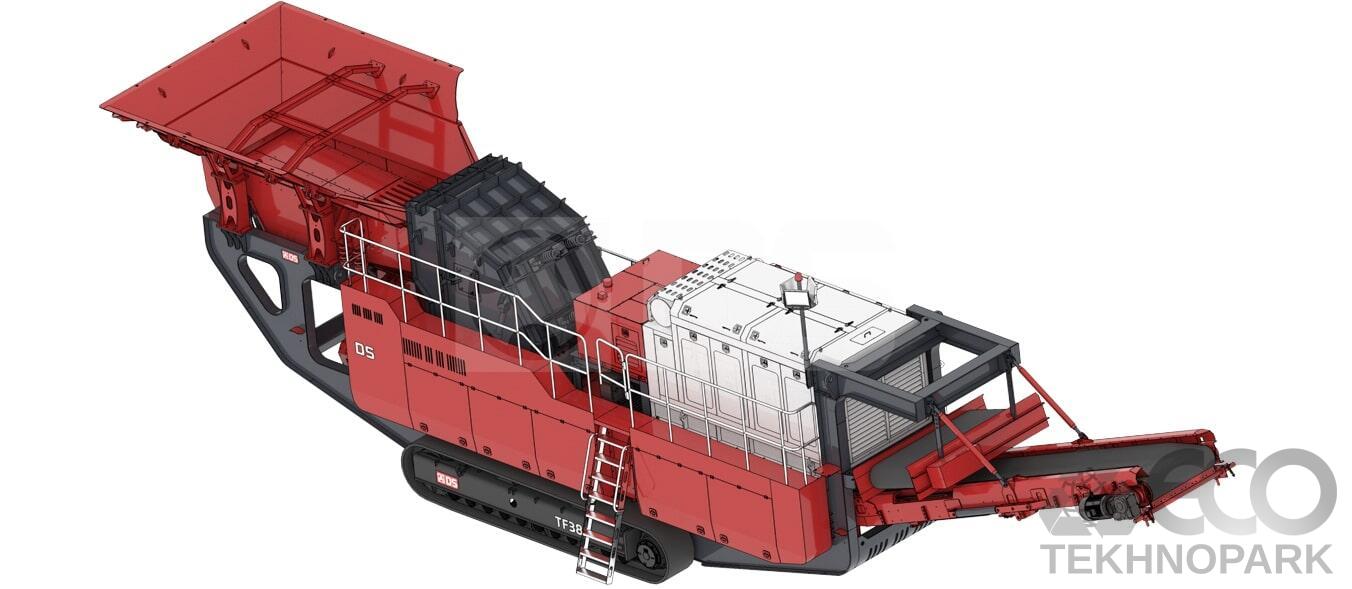 Tracked impact crusher TAF