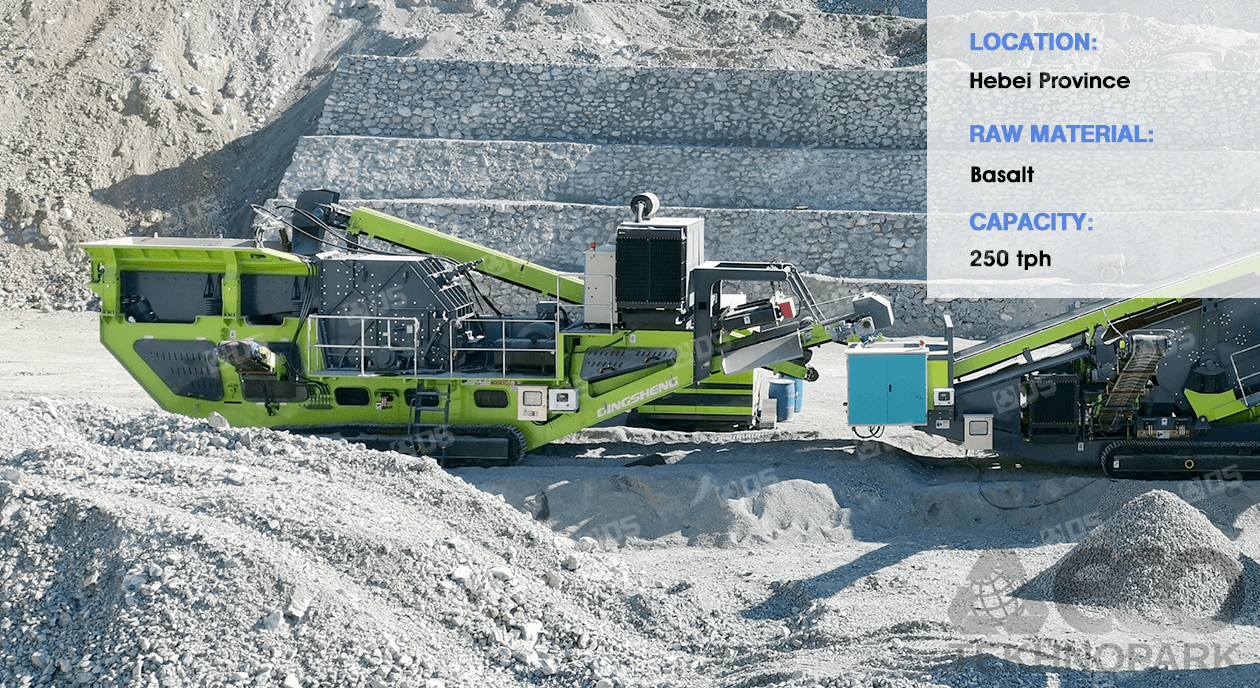 Tracked impact crusher TAF