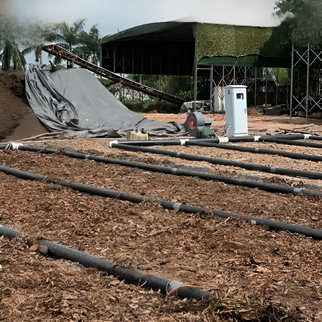 Membrane composting system