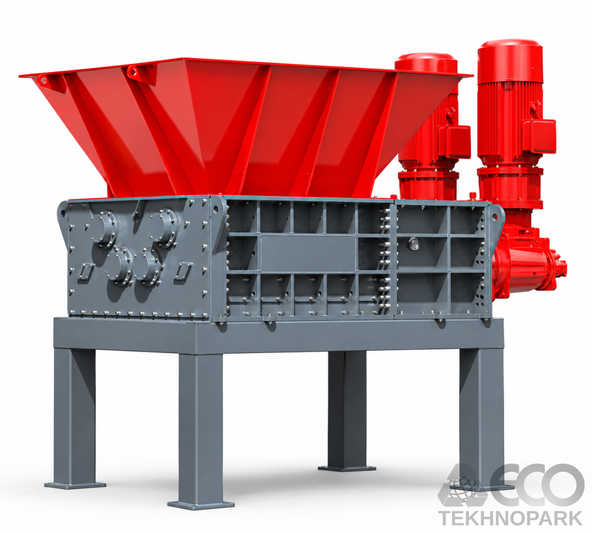 Four-Shaft Shredder