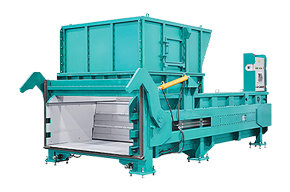 Waste baler machines