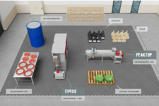 Polymer-sand product manufacturing lines