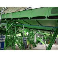 Set of metal structures, technological equipment