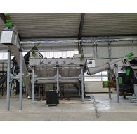 Rinsing washing tank