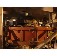 Rotary weighing feeder