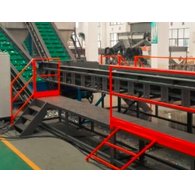 Manual sorting belt conveyor