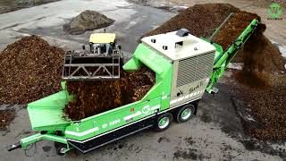 Sredder EP 5500 SHARK is in operation