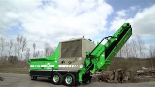 Sredder EP 5500 SHARK switching to the working position