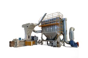 Compact press with aspirationsystem