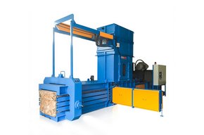 Full automatic industrial baler for recyclables