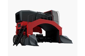 Self-propelled Windrow turner