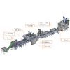 ABS PS waste crushing washing recycling line миниатюра