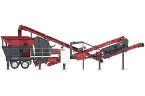 Mobile crushing and screening plant WLF
