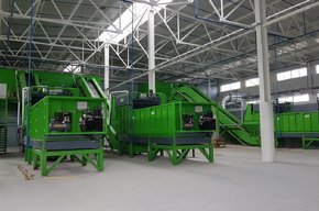 Installation of equipment for a Waste Sorting Plant