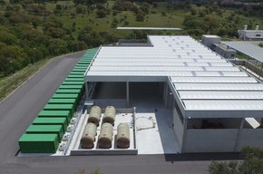 Waste biological composting